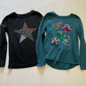 Set of 2 Cat & Jack long sleeve tops
